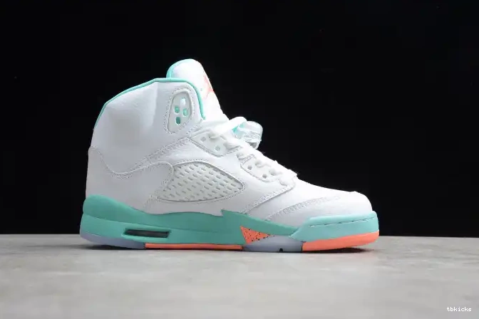 Rep TBK Jordan GS Aqua Air 5 440892-100 Light 0602